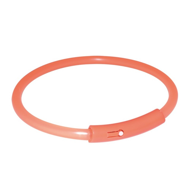 Ошейник Trixie светящийся Safer Life Light Band XS 25 см Оранжевый