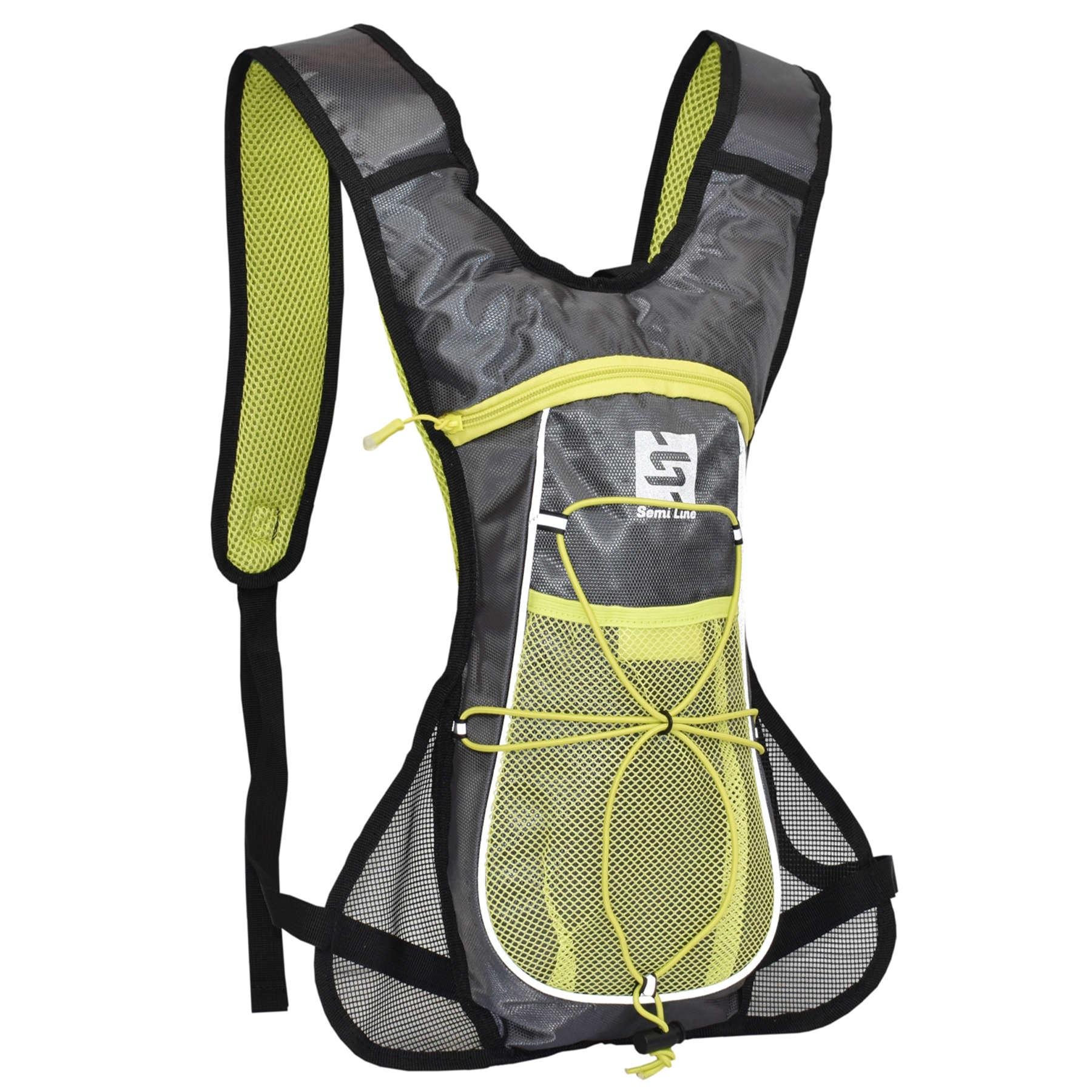 Спортивный рюкзак SEMI LINE 7 л Grey/Yellow (3289) Спортивный рюкзак SEMI LINE 7 л Grey/Yellow (3289)