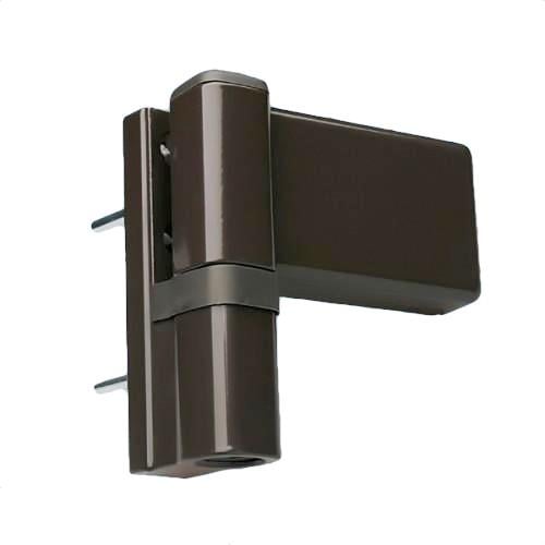 Петля дверна ASTEX DHV 3D для ПВХ дверей Коричневий (DHV Ral8019) - фото 2