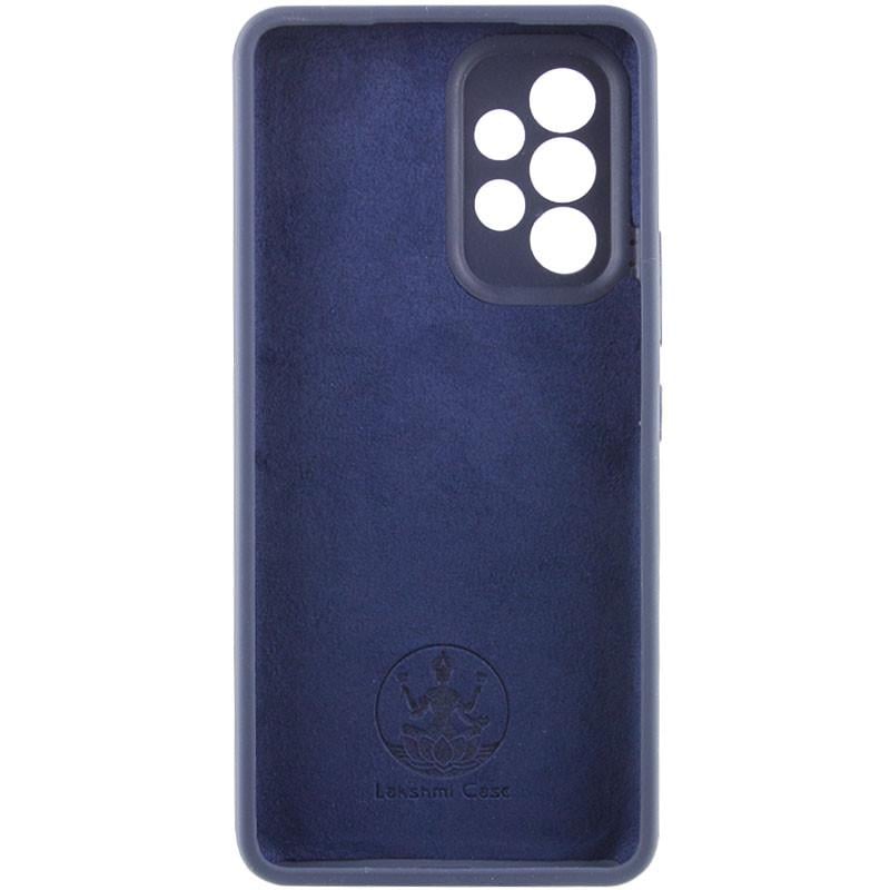 Противоударный Чехол Silicone Cover Lakshmi Full Camera (AAA) для Samsung Galaxy A73 5G Темно-синий / Midnight blue - фото 3