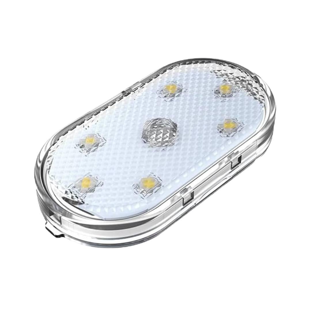 Подсветка LED автомобильная с сенсорным управлением Bodasan Белый свет USB зарядка/магнитная крепь (C7727)