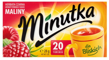 Чай черный Minutka Maliny 28 г