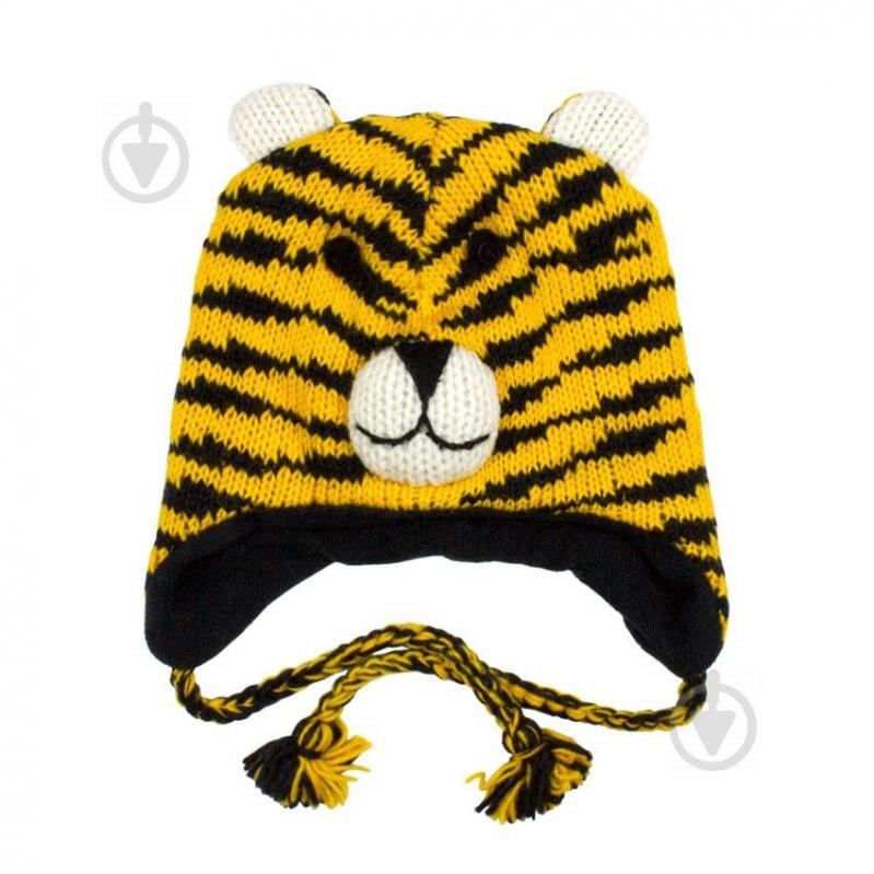 Шапка с ушками детская Kathmandu Animals Тигр One Size Желтый (22928)
