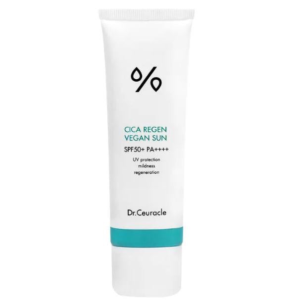 Крем сонцезахисний Dr.Ceuracle Cica Regen Vegan Sun SPF50+ PA++++ з центелою 50 мл