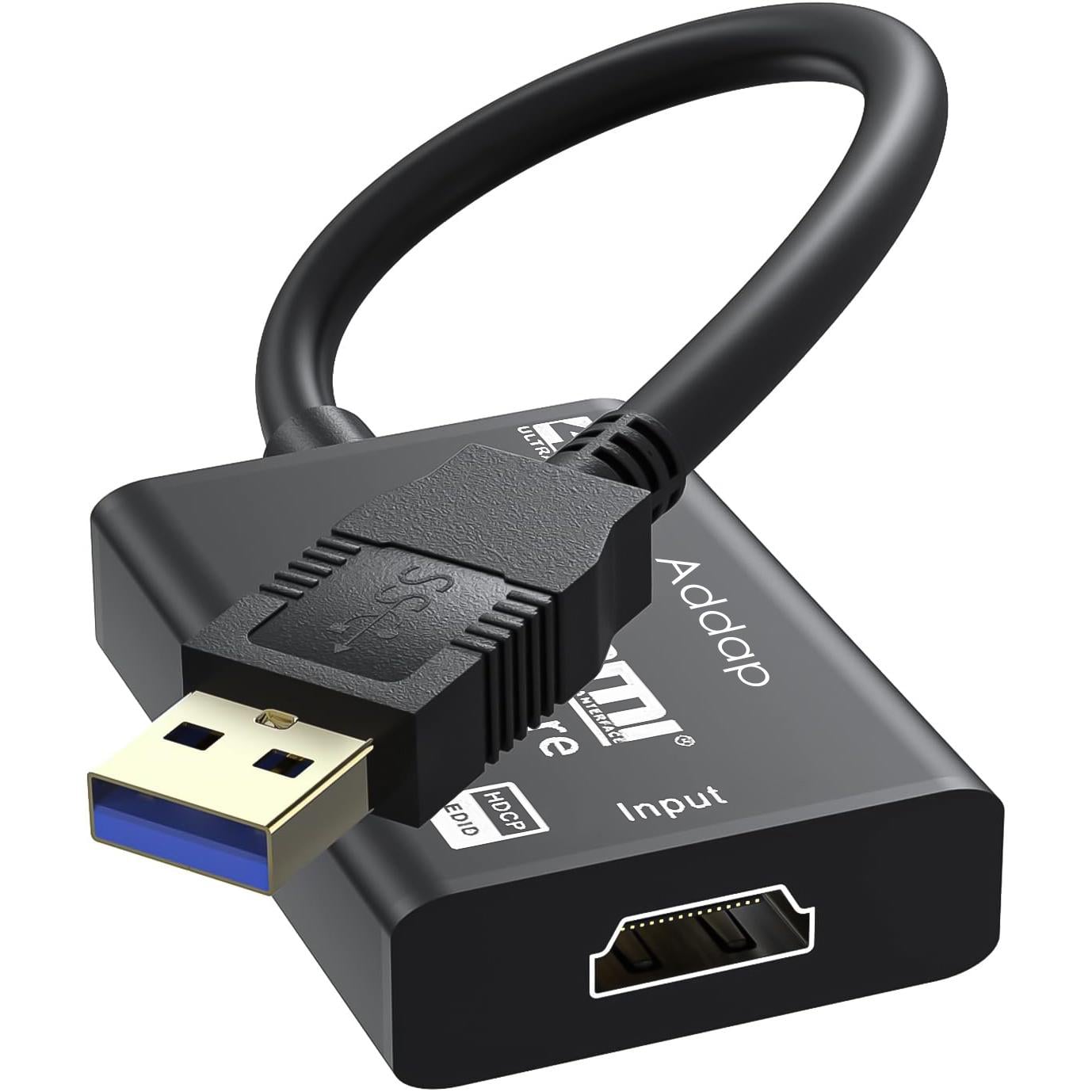 Карта видеозахвата Addap VCC-05 HDMI-USB 3.0 внешняя для ноутбука/ПК
