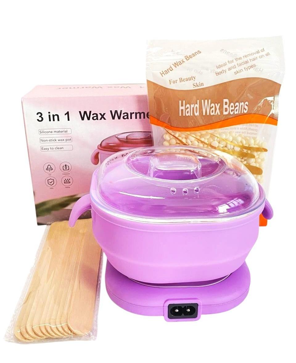 Стартовий набір для депіляції із воскоплавом SL-400 Silicone Edition 100 Вт/віск 100 г/шпателі дерев'яні 10 шт. 3в1 (NBS400F) - фото 2 Стартовий набір для депіляції із воскоплавом SL-400 Silicone Edition 100 Вт/віск 100 г/шпателі дерев'яні 10 шт. 3в1 (NBS400F) - фото 2