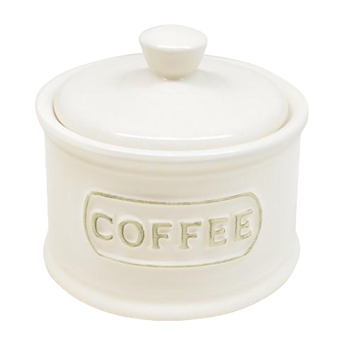 Банка для кофе Stenson Charms MC4057-C керамическая с крышкой 350 мл 11х11х10 см (550044)
