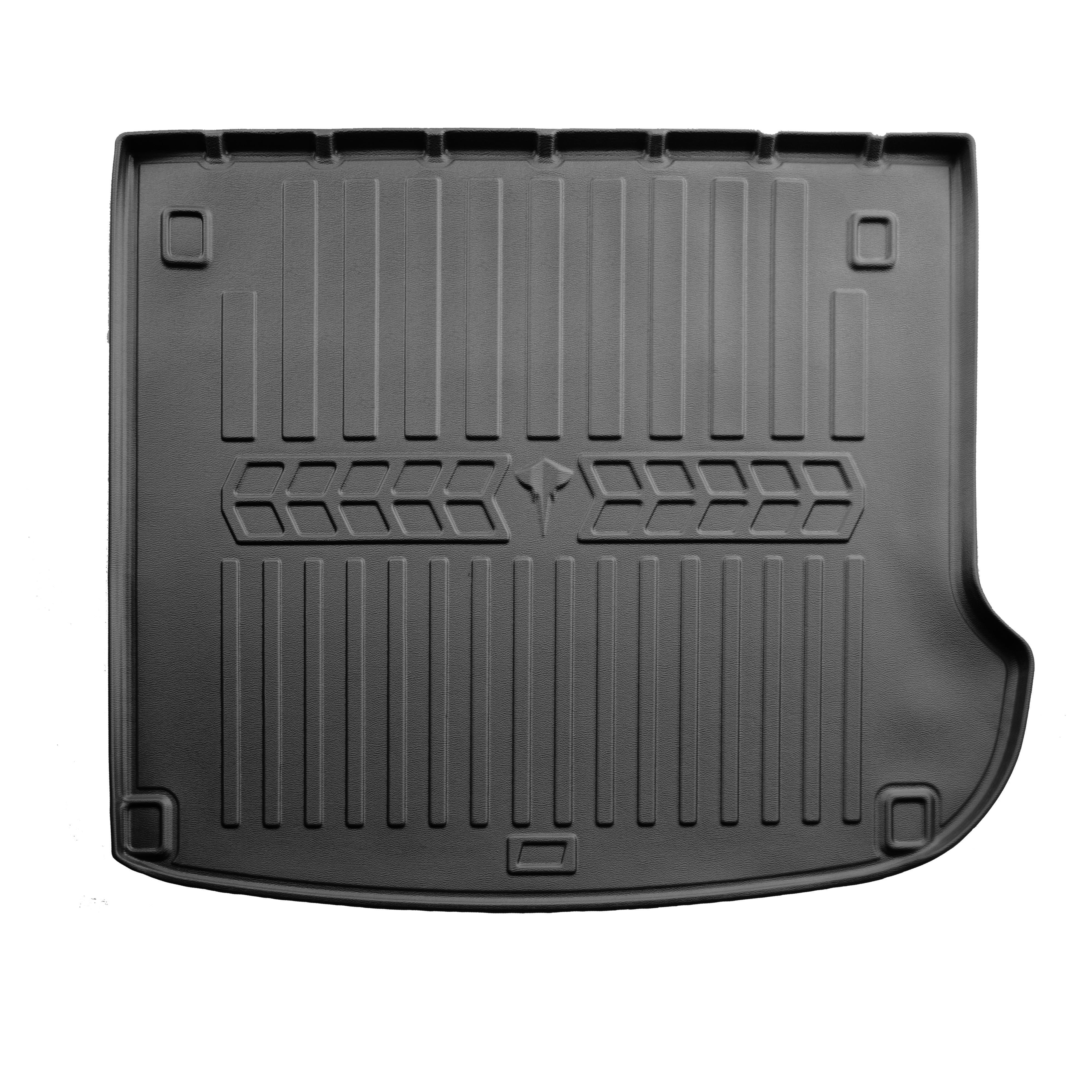 Килимок в багажник Stingray 3D для Hyundai Santa Fe 2 2006-2012 рр. полиуретан Черный (158119)