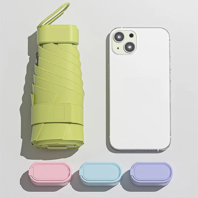 Парасолька міні складана капсульна механічна Синій (2426759498) - фото 6 Парасолька міні складана капсульна механічна Синій (2426759498) - фото 6