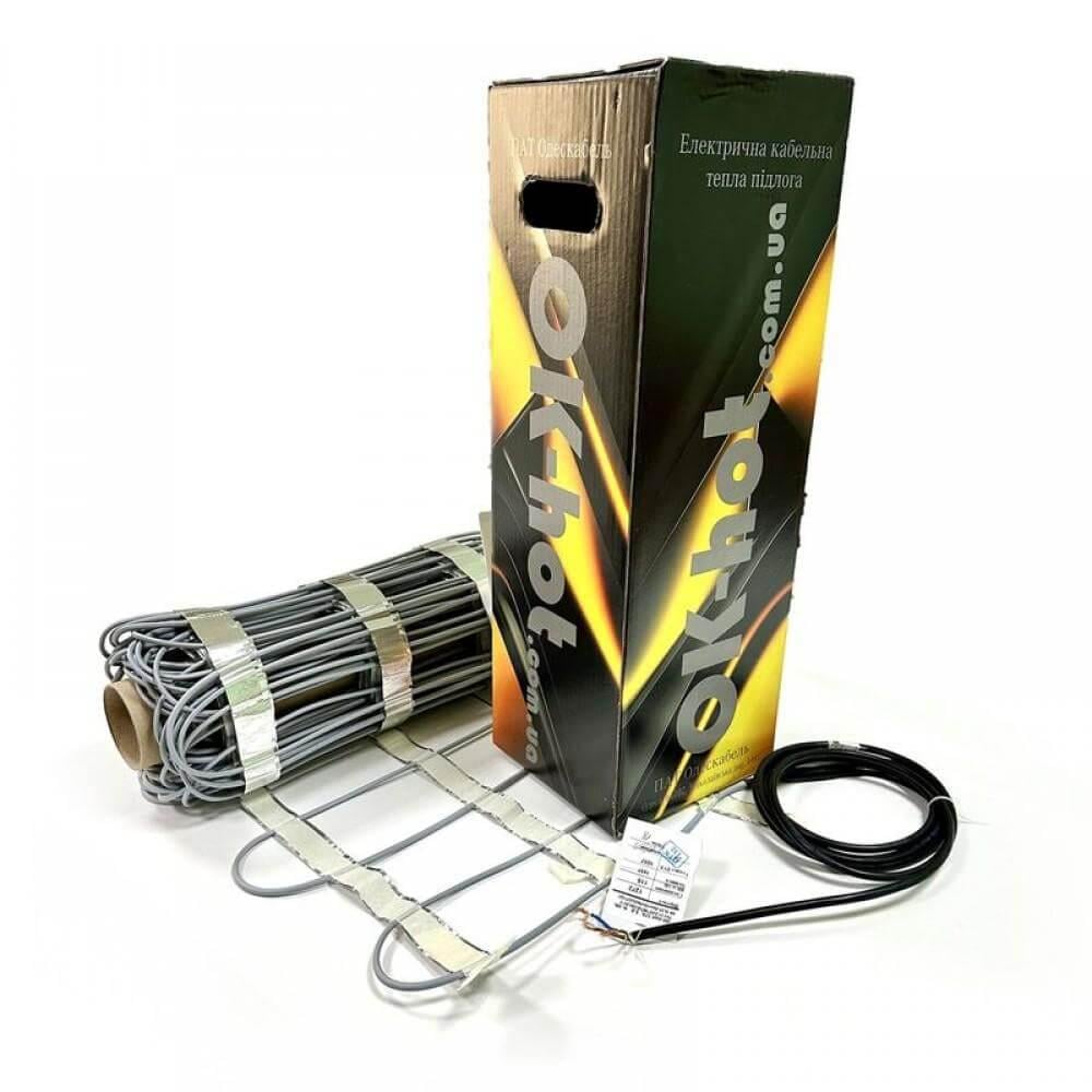 Нагревательный мат двужильный OK-hot 170 3,75 м2 633 Вт