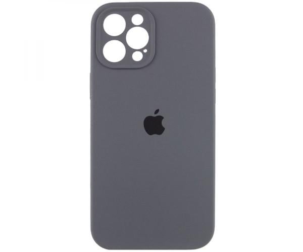 Чохол накладка Silicone Case Full Camera with Frame для Apple iPhone 13 Pro Max 15.Dark grey