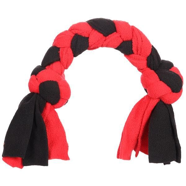 Іграшка для собак Flamingo Womas Fleece Bone With Rope з вузлами L 6х53 см