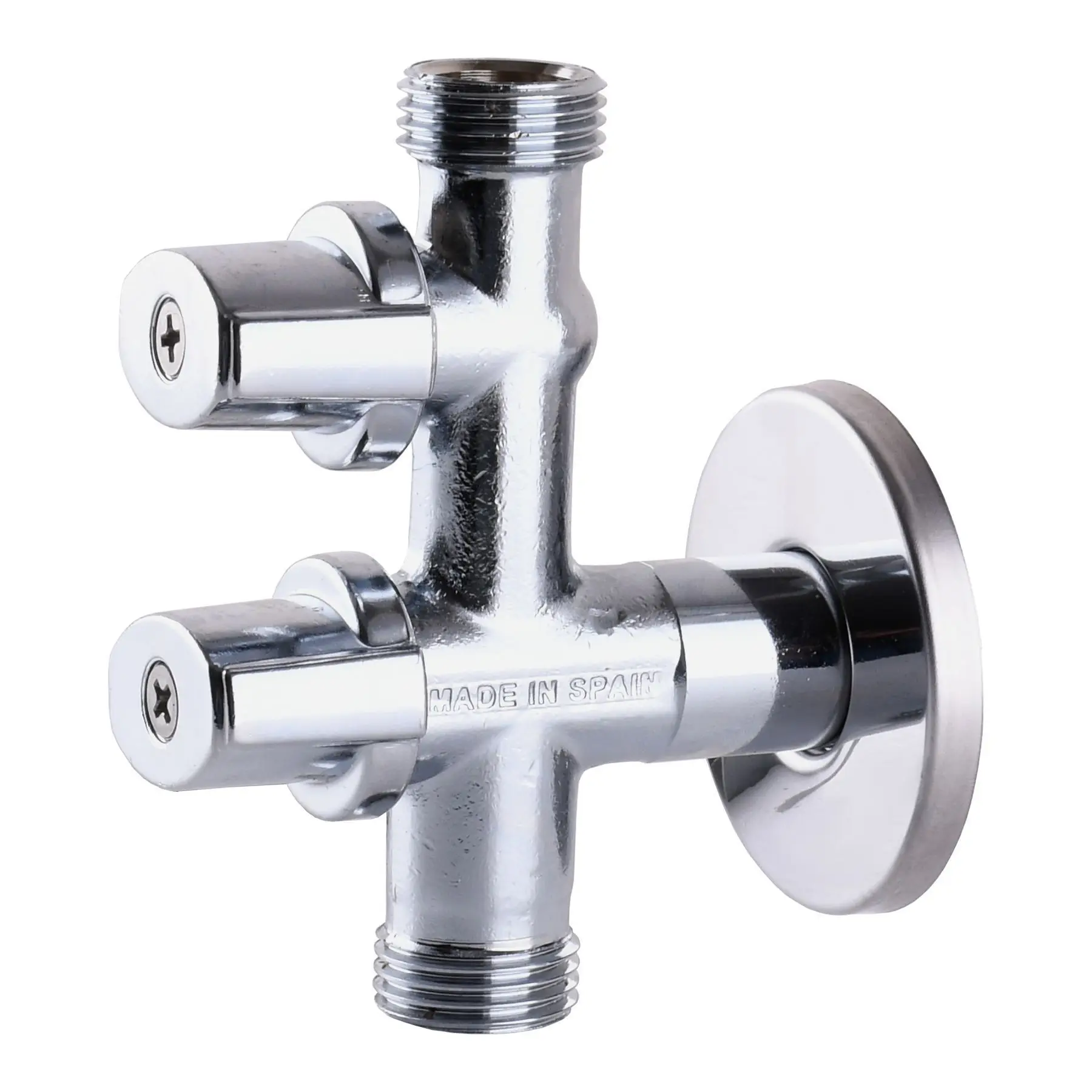 Кран шаровой угловой двойной Arco 1/2"х1/2"х1/2" COMB15MAC - фото 3 Кран шаровой угловой двойной Arco 1/2"х1/2"х1/2" COMB15MAC - фото 3