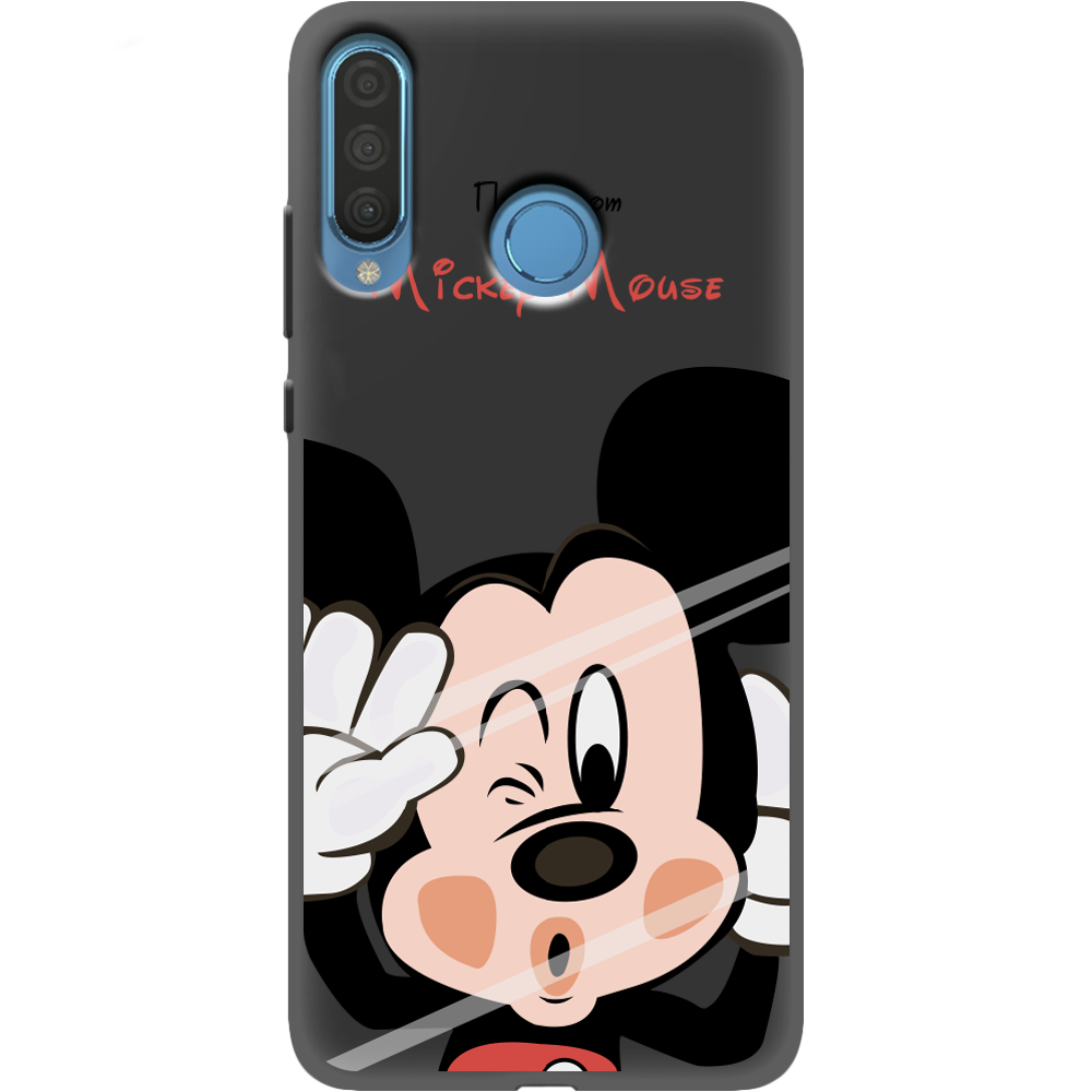 Чехол Boxface Huawei P30 Lite Mister M Черный силикон (36871-cc58-37511)
