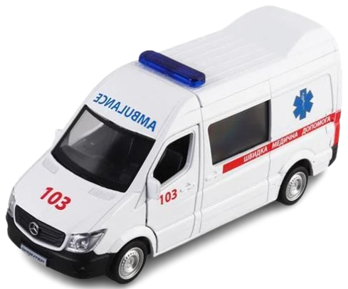 Автомобіль модельний Mercedes Benz Sprinter 250344 Швидка Допомога (MTT-170478) Автомобіль модельний Mercedes Benz Sprinter 250344 Швидка Допомога (MTT-170478)
