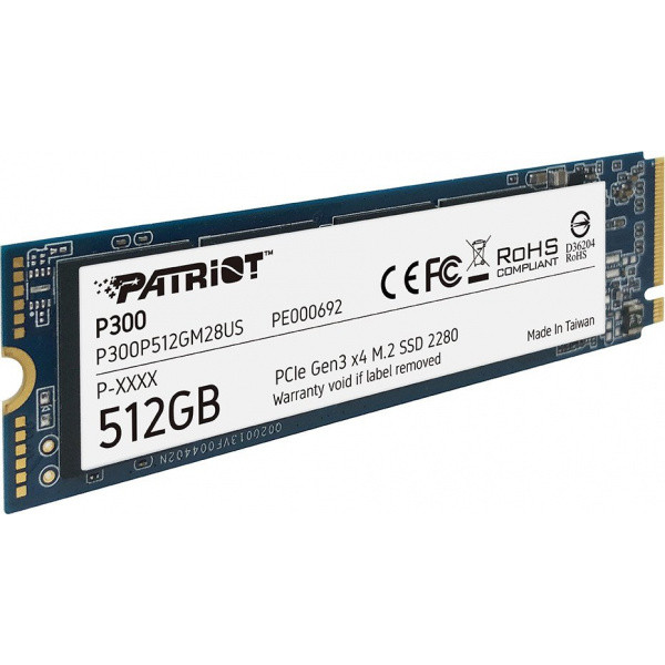 Твердотельный накопитель Patriot M.2 512GB (P300P512GM28) P300 - фото 4