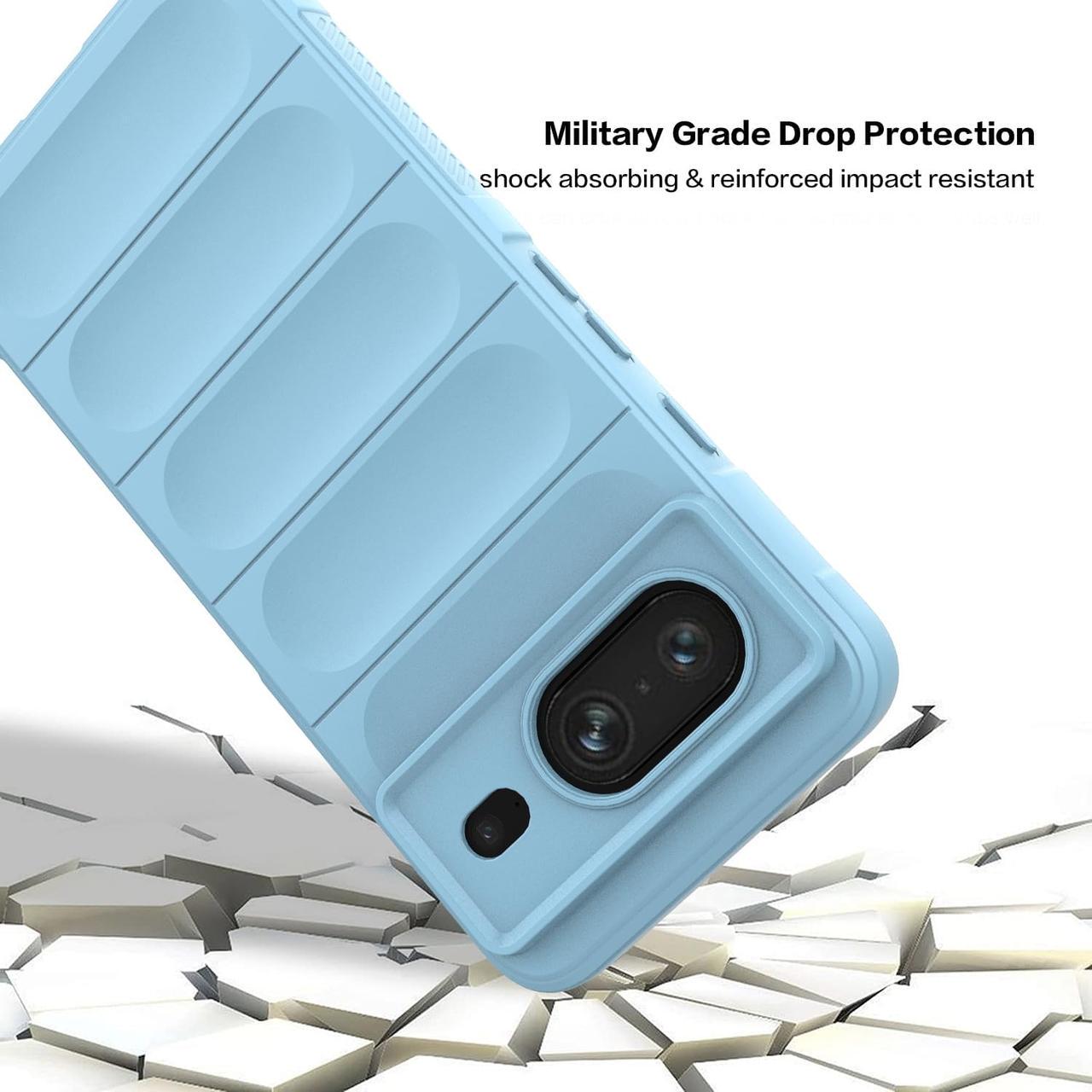 Чехол Ricco Phantom Shield для Google Pixel 8a (светло-голубой) - фото 4