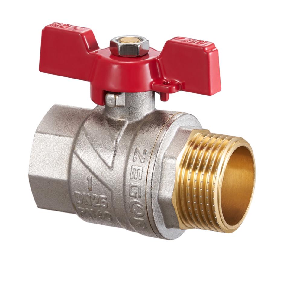 Кран шаровой полнопроходной Zegor FN13 прямой 1" ВН PN40