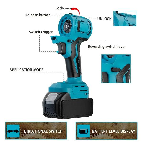 Набор электроинструментов 5в1 в чемодане (MAG-861 ) - фото 2 Набор электроинструментов 5в1 в чемодане (MAG-861 ) - фото 2