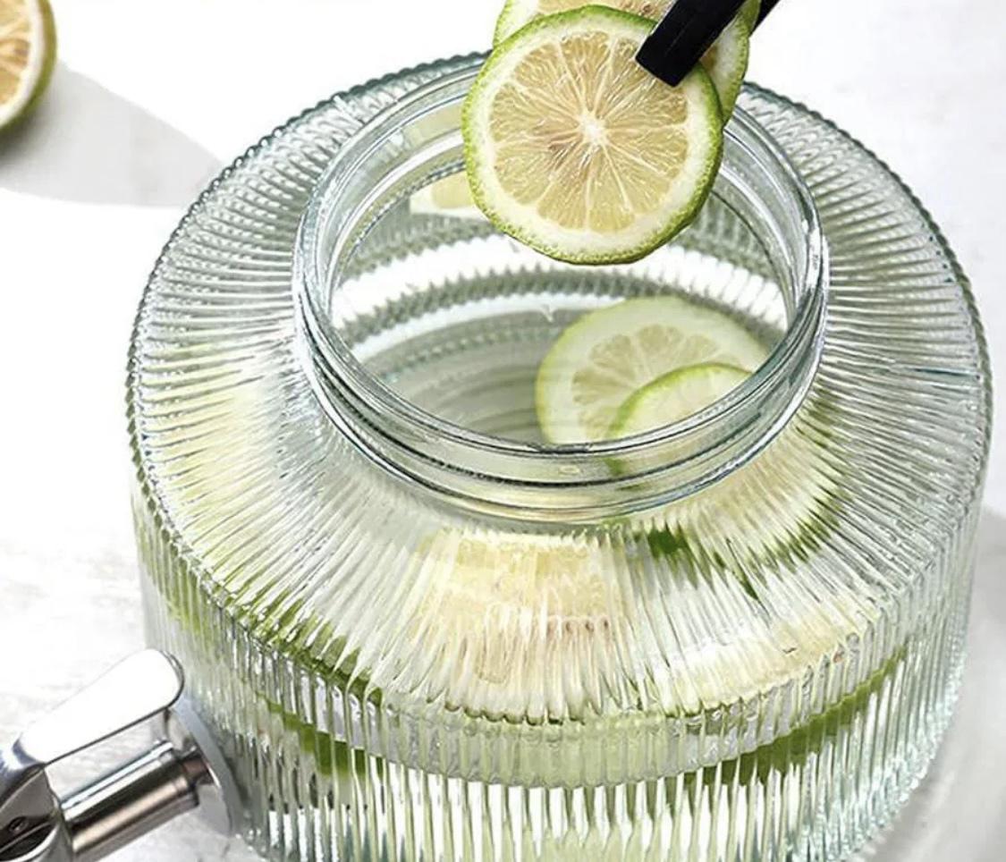 Диспенсер з краном на підставці скляний 2,5 л (90301) - фото 7 Диспенсер з краном на підставці скляний 2,5 л (90301) - фото 7