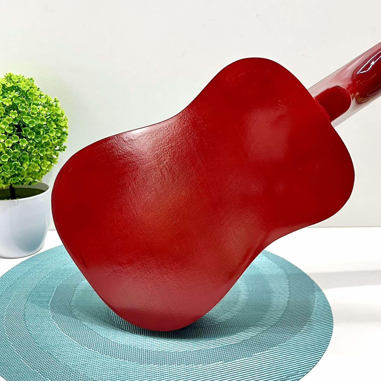 Гитара деревянная детская 6 струн Красный (M 1369) - фото 5