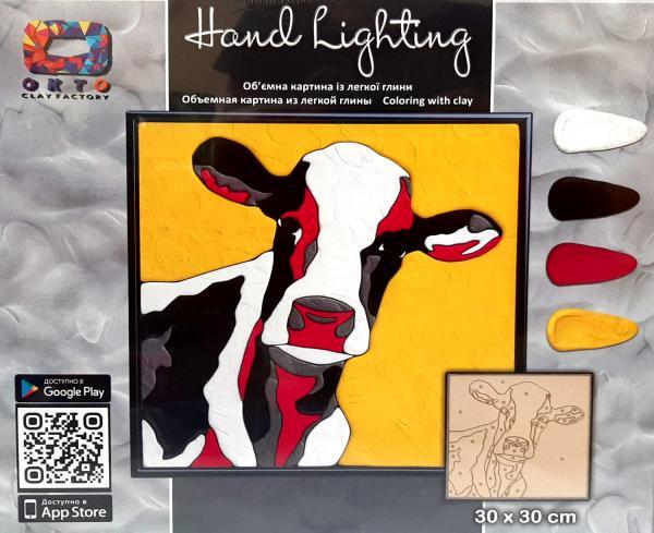 Картина из легкого пластилина OKTO Moon Light Clay mini Корова (70083-001)