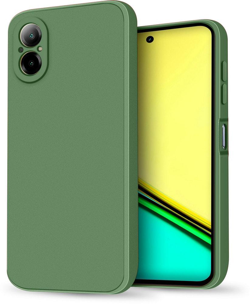 Силиконовый чехол HardCorner Realme C67 (с микрофиброй) Khaki (35405-17)