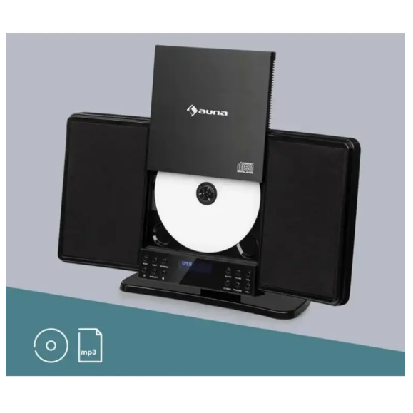 Стереосистема/музыкальный центр Auna V14 DAB+/FM радио CD/MP3-CD/CD-R/CD-RW радиоприемник (10035291) - фото 3 Стереосистема/музыкальный центр Auna V14 DAB+/FM радио CD/MP3-CD/CD-R/CD-RW радиоприемник (10035291) - фото 3