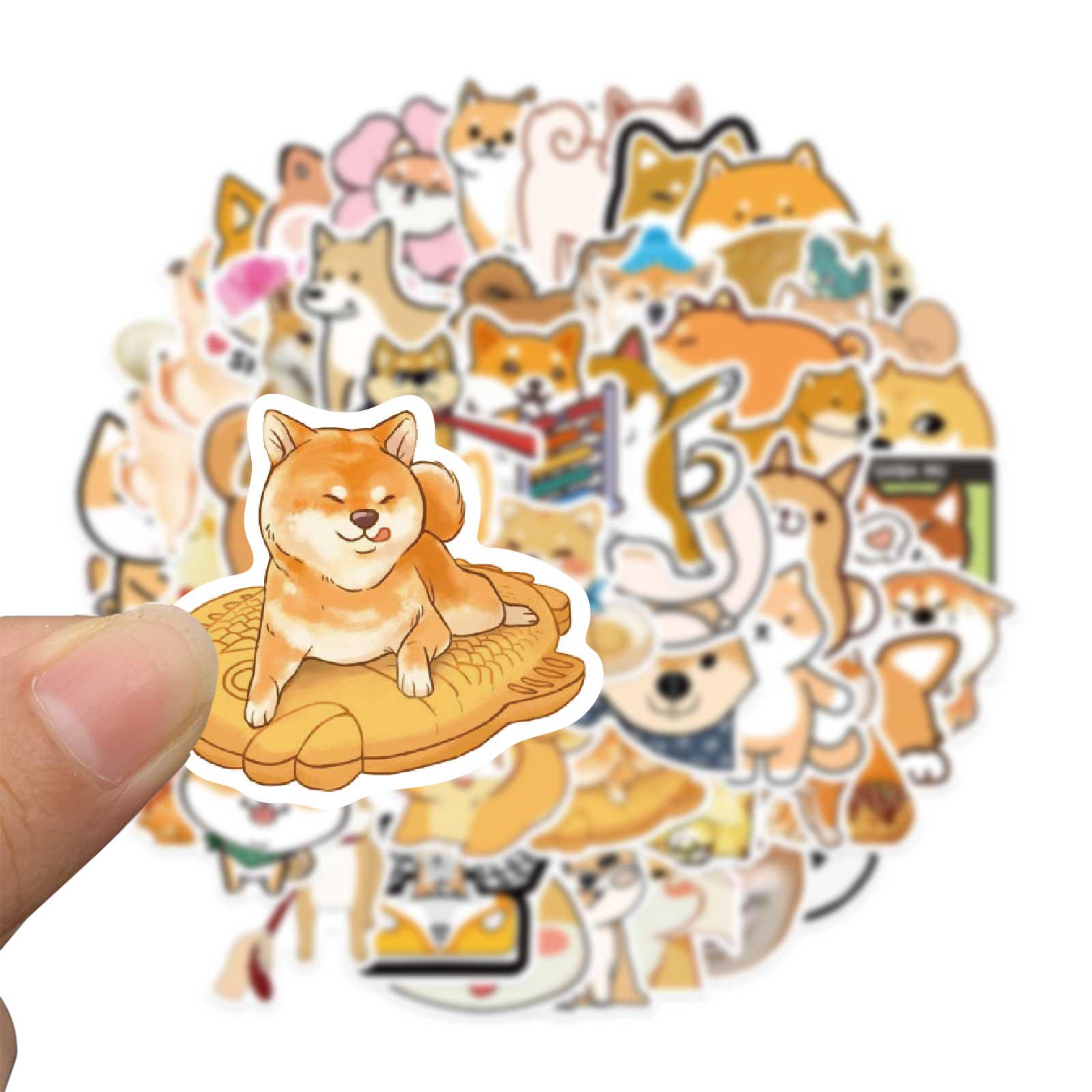 Набір наклейок SHIBA INU Pet Dog's 50 шт. - фото 2 Набір наклейок SHIBA INU Pet Dog's 50 шт. - фото 2