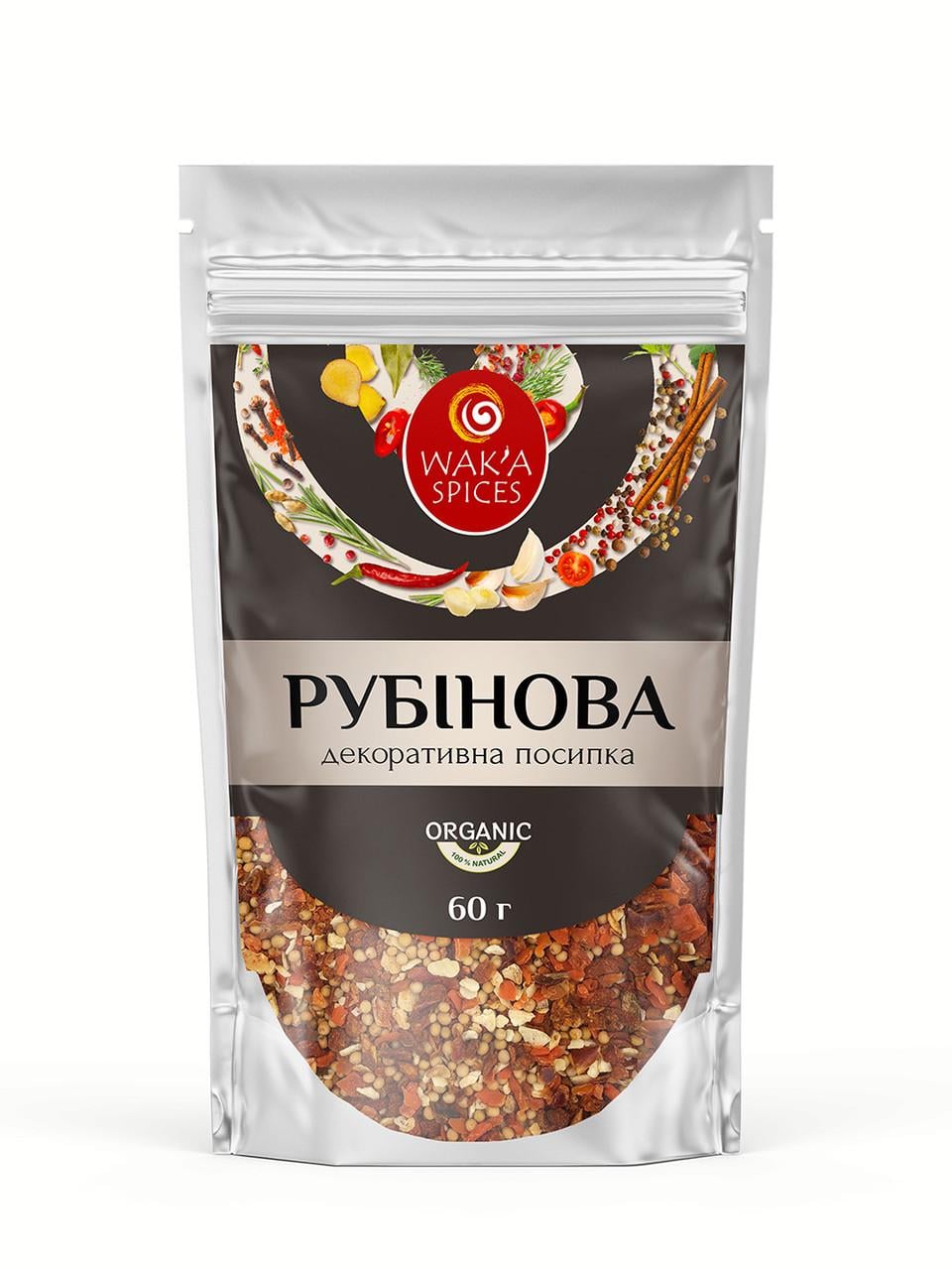 Декоративна посипка WAK'A Рубінова 60 г (2250575880)