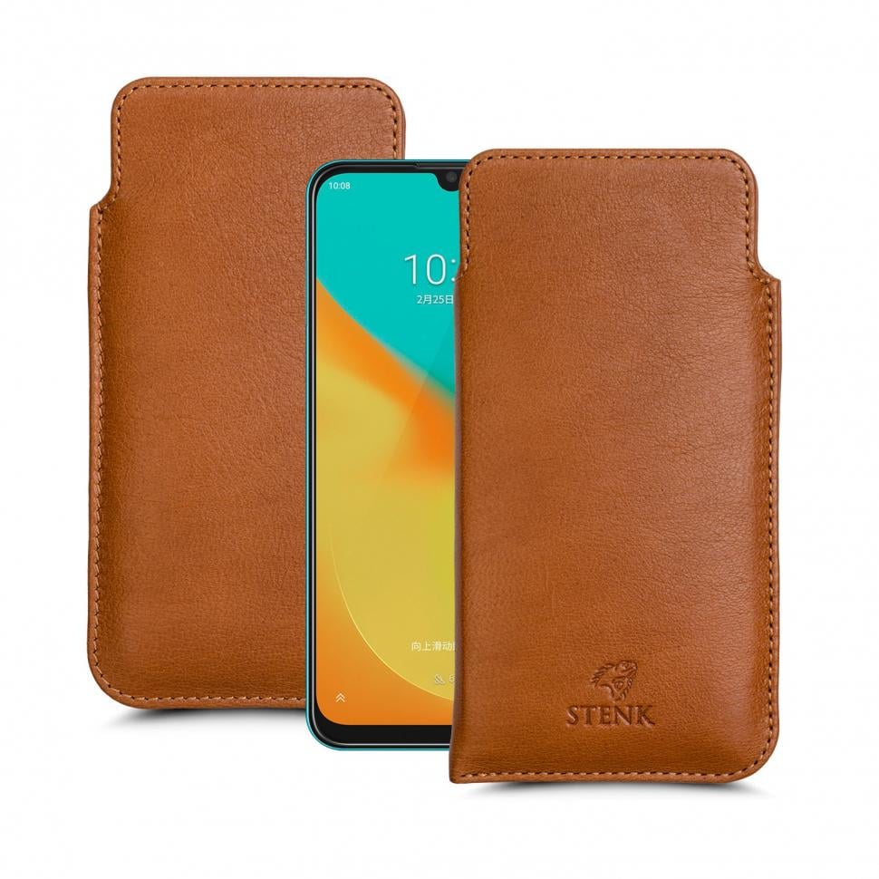 Футляр Stenk Elegance для ZTE Blade V10 Vita Camel (63471)