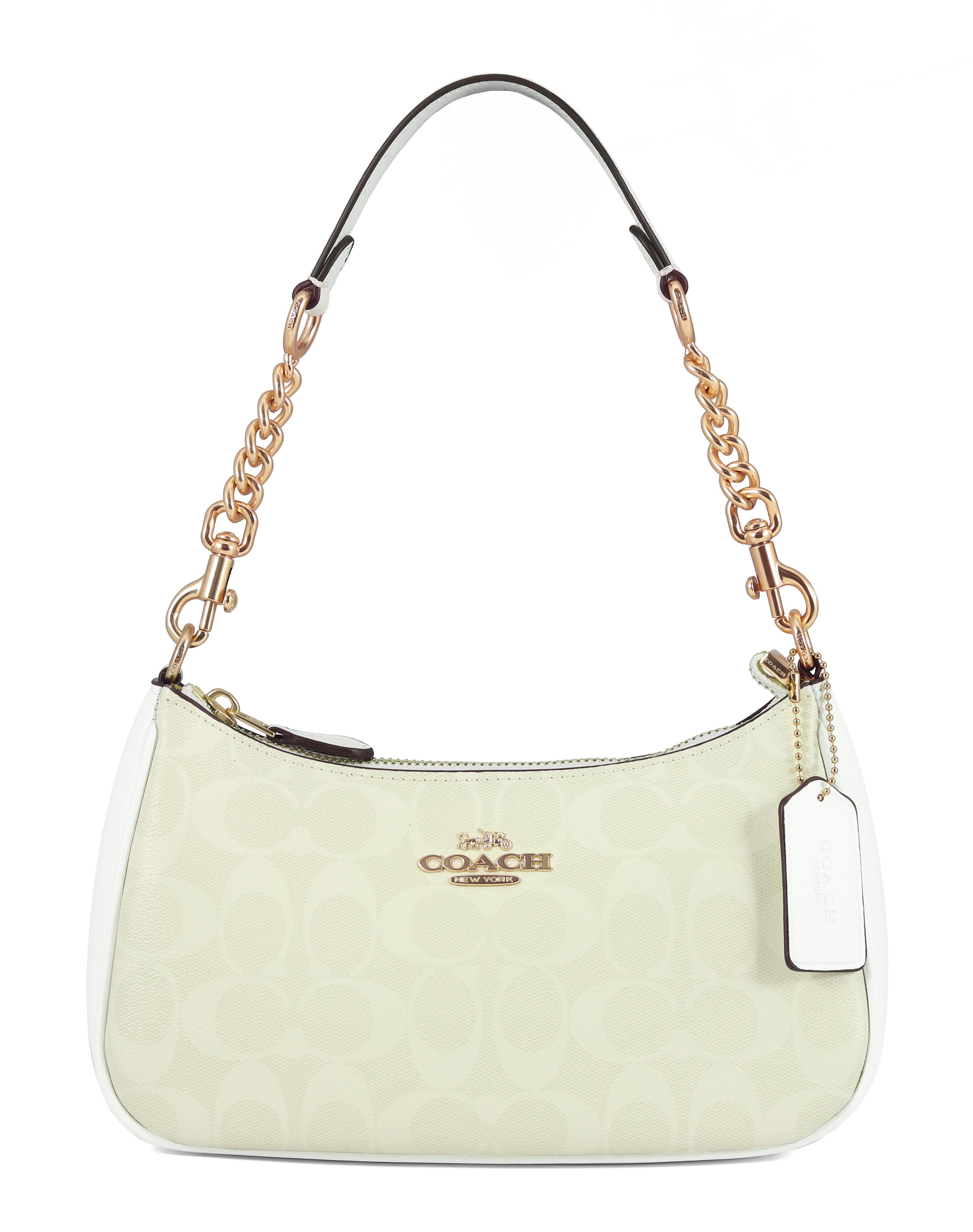 Сумка Coach Teri Shoulder Bag In Signature Canvas White (22385473)