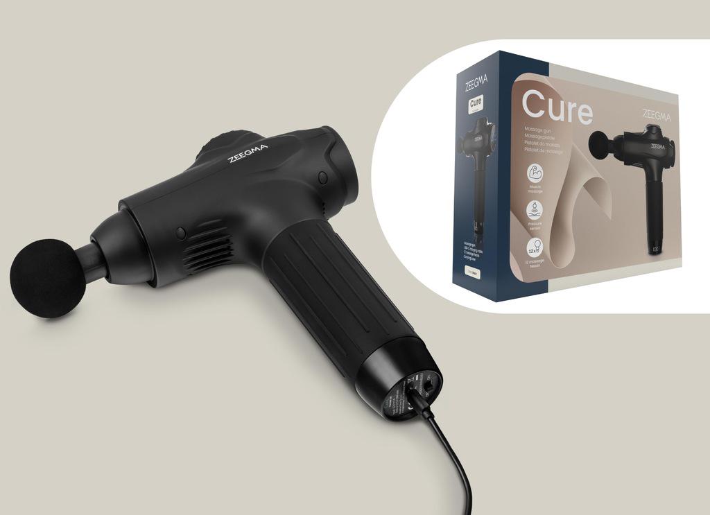 Масажер для тіла Zeegma CURE з чохлом Black - фото 16