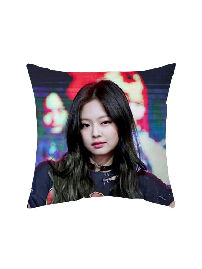 Подушка Blackpink Дженни k-pop двухсторонняя 25х25 см (y0007)