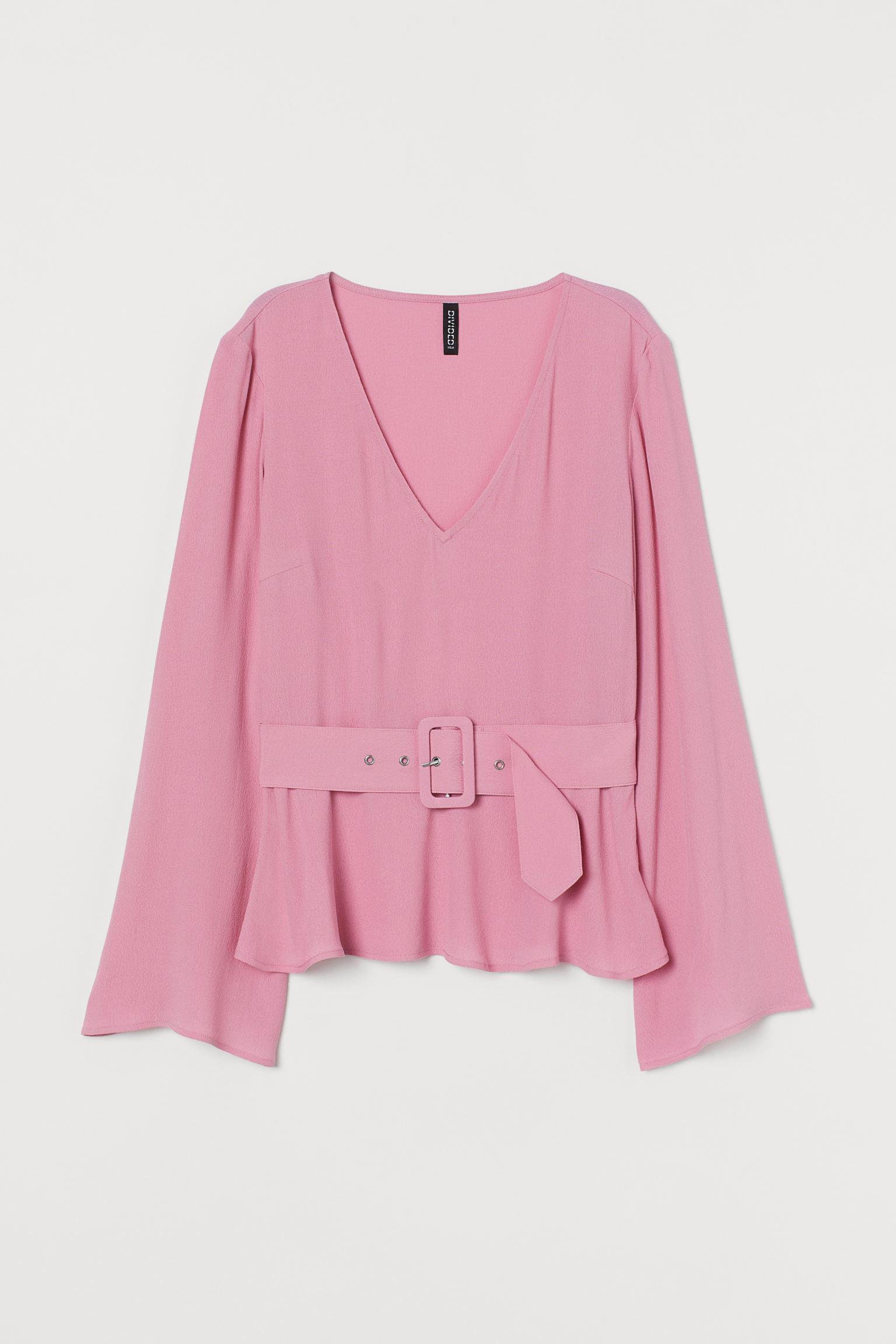 Блуза H&M р. 42 Розовый (19128588831)