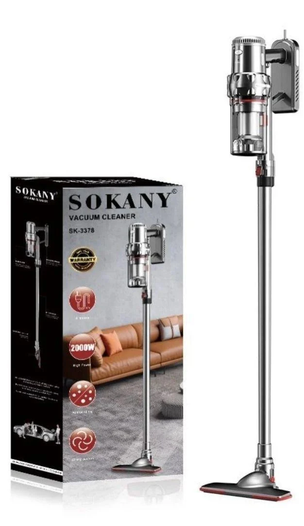 Пылесос с аккумулятором SK-3377 Серебристый (234577044_2182)