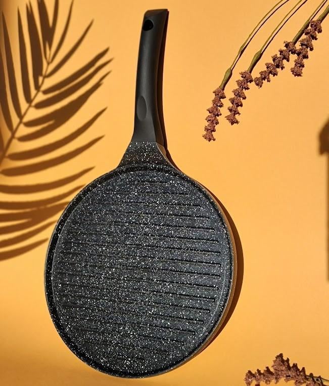 Сковорода гриль Edenberg с мраморным покрытием 27 см (EB-7518)