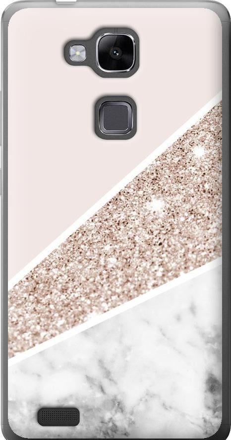 Чехол на Huawei Ascend Mate 7 Пастельный мрамор (4342u-140-42517)