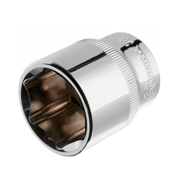 Головка шестигранная Intertool 1/2" 28 мм Cr-V ET-0028 (27856-1) - фото 1