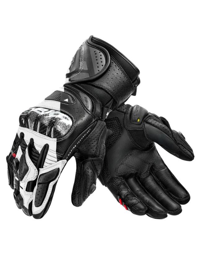 Мотоперчатки SHIMA RS-3 XL Black/White (51225)