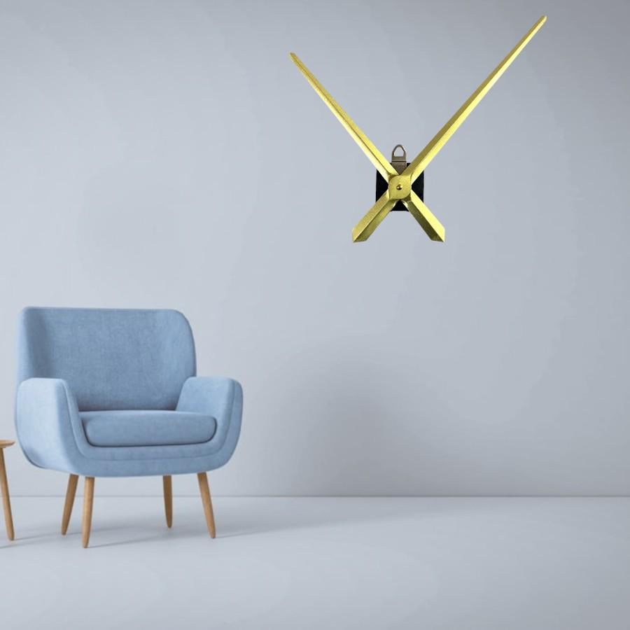 Годинниковий механізм посилений шток 19/6 мм стрілки 33,5-27,4 см Золотистий (2898) - фото 2 Годинниковий механізм посилений шток 19/6 мм стрілки 33,5-27,4 см Золотистий (2898) - фото 2