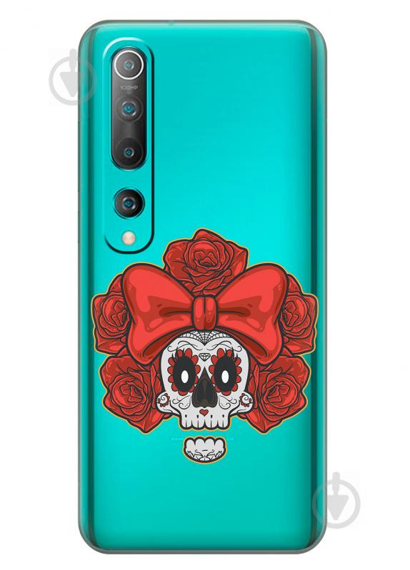Силиконовый чехол iSwag для Xiaomi Mi 10 Готический череп (KS2654) Силиконовый чехол iSwag для Xiaomi Mi 10 Готический череп (KS2654)