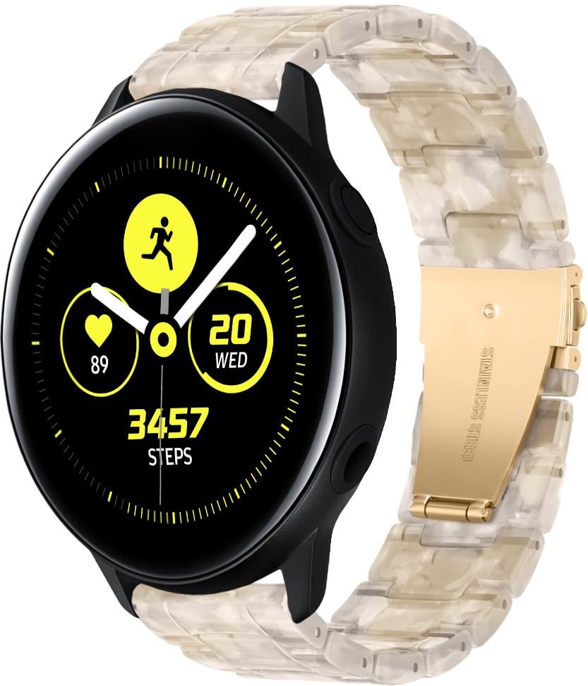 Ремешок из Cмолы Resin для Galaxy Watch Active Cream (28805-6E)