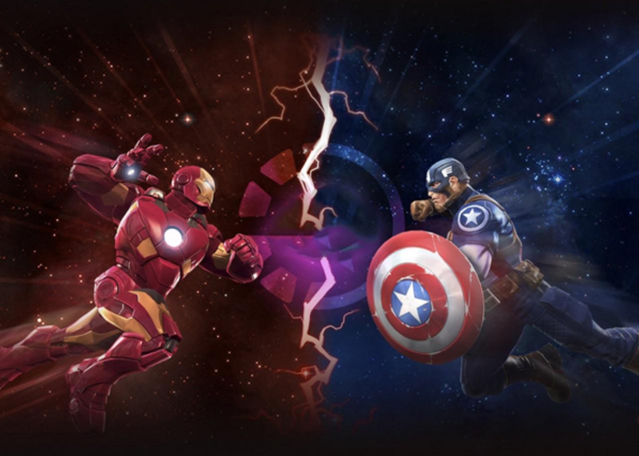 Картина GeekLand Iron Man против Капитана Америки (IM.09.104)
