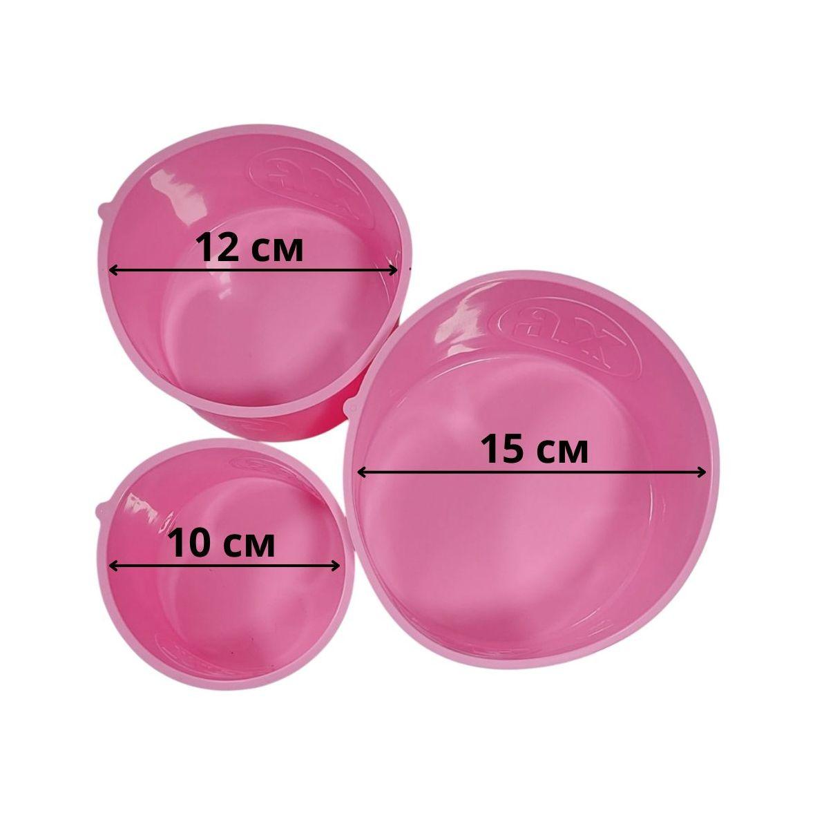 Набор форм для ремней MagicKitchen силиконовые 3 шт. Розовый (203763-рож) - фото 2