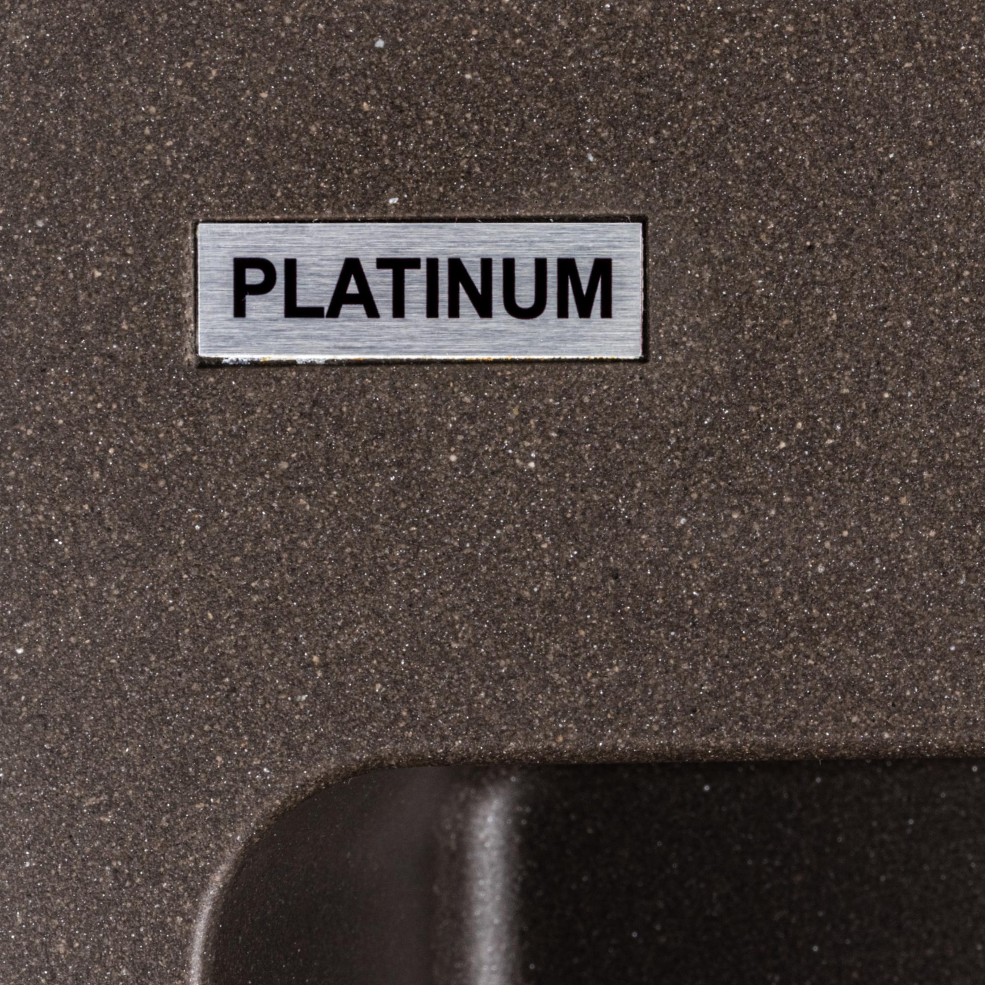 Мийка кухонна Platinum PLS-A39641 гранітна прямокутна 780x500 мм Коричневий (25963318) - фото 7 Мийка кухонна Platinum PLS-A39641 гранітна прямокутна 780x500 мм Коричневий (25963318) - фото 7