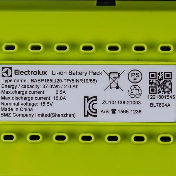 Аккумулятор 18,5V Li-Ion аккумуляторного пылесоса Electrolux 140157229026 (00000047095) - фото 2 Аккумулятор 18,5V Li-Ion аккумуляторного пылесоса Electrolux 140157229026 (00000047095) - фото 2