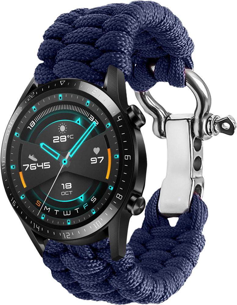 Ремешок из Паракорда Ruper для Huawei Watch GT (22mm) Dark Blue (30803-5D)