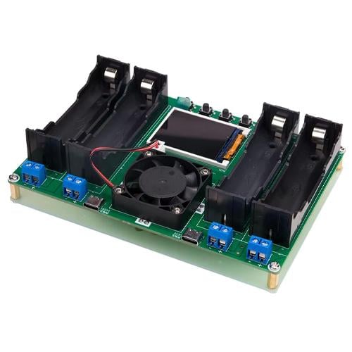 Тестер-вимірювач ємності опору акумуляторів 18650 Li-ion LCD 4 канали (902320) - фото 5