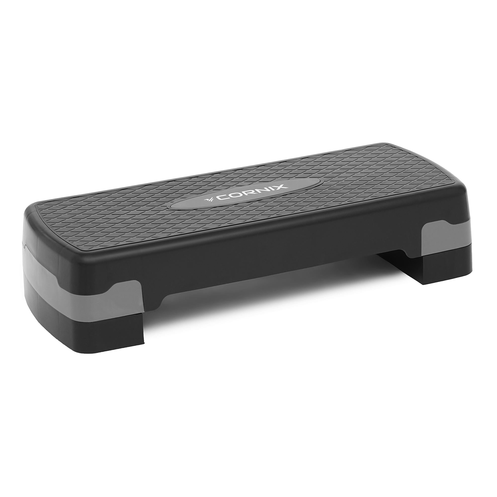 Степ-платформа 2-ступенчатая Cornix XR-0189 68х28х10-15 см Black/Grey